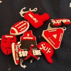 Lower Than $5/Charm Off/White Very Rare Supreme Shoe Charms